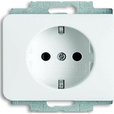 Busch-Jaeger 20 EUC-24G SCHUKO® Steckdosen-Einsatz (Thermoplast) Studioweiß Hochglanz 2CKA002011A3124