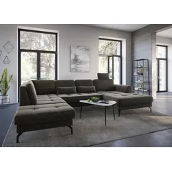 Kopfstütze SIT & MORE "Bendigo", grau (anthrazit), B:50cm H:25cm T:12cm, Polsterauflagen, Kopfstütze Sofa-Zubehör