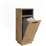 Vicco Wäscheschrank Artisan Eiche/anthrazit, 38 X 93 cm, Badezimmer, Badezimmerschränke, Midischränke