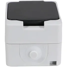 REV Ritter AquaMini Feuchtraum Steckdose IP54 Grau