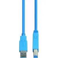 E+P Elektrik USB3.0 Verbindungskabel AB 2,5m,blau CC302/2