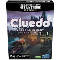 Cluedo Brettspiel Verrat in Slot Swaenesteyn, Cluedo-Eskaperoomspiel, kooperatives Familienbrettspiel, Detektivspiele (niederländische Version)