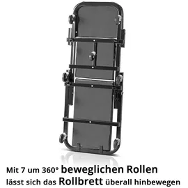 STAHLWERK Werkstatthocker Kunstleder schwarz 2 in 1 bis 150 kg Tragfähigkeit