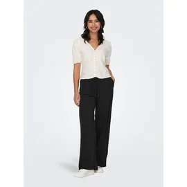Only Onltizana Cotton Loose Hosen Schwarz L