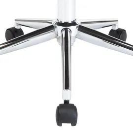 vidaXL Esszimmerstuhl Drehbar Weiß Bugholz und Kunstleder