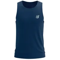 Compressport Herren Performance Singlet blau