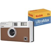 KODAK EKTAR H35 Halbformat-Filmkamera mit Kodak Ultramax 400/24exp Rollfilm (Braun)