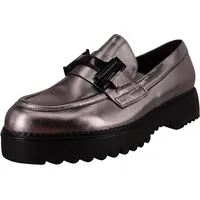 Gabor Damen Halbschuhe Loafer G-Weite 52.452 Silberfarben 90 anti... 38,5