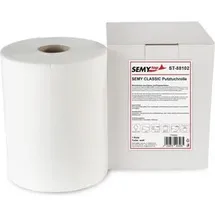 SEMYtop Putztuchrolle Classic, ST-88102, aus Vlies, weiß, 32 x 37 cm