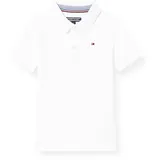 Tommy Hilfiger Kurzarm-poloshirt Bright White 10 Jahre