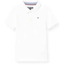 Tommy Hilfiger Kurzarm-poloshirt Bright White 10 Jahre