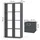 Vicco Raumteiler 143 x 72 x 29 cm Grau