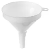 HENDI Trichter Kunststoff Ø 10 cm Weiß