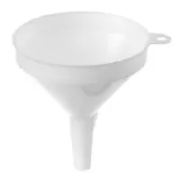 HENDI Trichter Kunststoff Ø 10 cm Weiß
