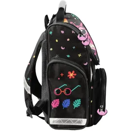 Goldkids Schulranzen für Mädchen Motiv STITCH Rucksack Tasche Lilo&Stitch disney - Schwarz/Rosa/Bunt