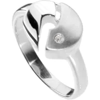 Ostsee-Schmuck Fingerring OSTSEE-SCHMUCK "Ostsee-Schmuck Ring Rica Ring Rica" Gr. 58, silber, Fingerringe, Damen, 58, (18,5), silber 925, (Sterlingsilber), Fingerring