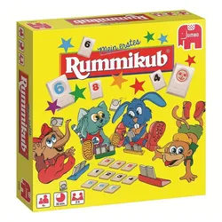 Jumbo Spiele Lernspielzeug Mein erstes Rummikub, Kinderspiel bunt