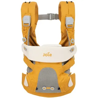 Joie Babytrage Savvy Butterscotch, Gelb, Textil, Füllung: Baumwollfüllung, 33.9x37.2x10.3 cm, Neugeboreneneinsatz, Rückentragefunktion, Hüfttragefunktion, Bauchtragefunktion, Hüftgurt mit Lordosenstütze, gepolsterter Schultergurt, einfaches und schnelles Wechseln der Tragerichtung, gepolsterte faltbare Kopf- Nackenstütze, Kapuze für Sicht- Sonnenschutz verwendbar, Baby on Tour, Babytragen & Tragetücher