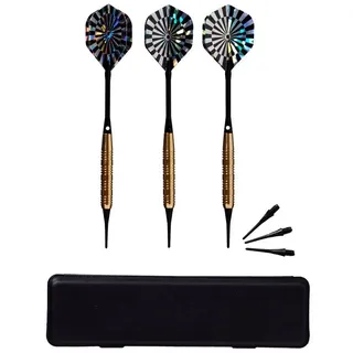 Best Sporting Best-Sporting Dartpfeile Fortune, Set, mit Kunststoffspitze, 21g, mit Zubehör, 3 Stück