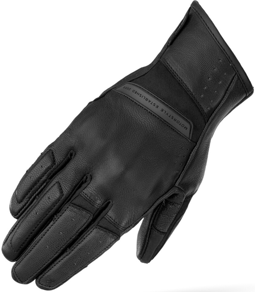 SHIMA Monaco perforierte Damen Motorrad Handschuhe, schwarz, Größe M