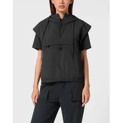 Daunenweste PLEIN SPORT "Daunenweste", Damen, Gr. M, schwarz (02, schwarz), Obermaterial: 100% Polyamid; Futter: 100% Polyester, Westen