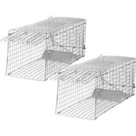 ideoon home Profi Marder Lebendfalle 2er-Set