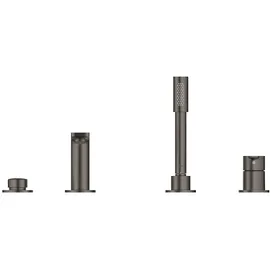 Grohe Lineare Einhandwannenmischer Hard Graphite gebürstet