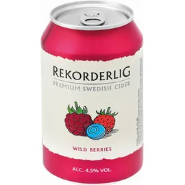 Rekorderlig Swedish Cider Vegan Wild Berries 0,33 l