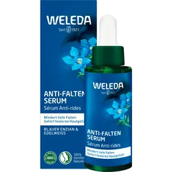 Weleda Anti-Falten Serum Blauer Enzian & Edelweiss - reduziert tiefe Falten & strafft die Haut