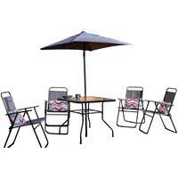 Ondis24 Gartenmöbel Gartengarnitur Balkonmöbel Terrassenmöbel 6 teiliges Set mit