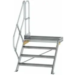MUNK Aluminium-Treppe Plattform 45° 4 Stufen