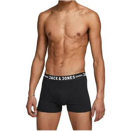 JACK & JONES Trunks schwarz/weiß L 3er Pack