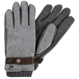 CAMEL ACTIVE Strickhandschuhe mit Fleecefutter in Dunkelgrau | Einheitsgröße