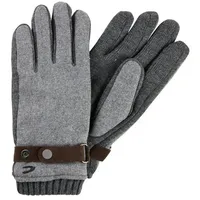 CAMEL ACTIVE Strickhandschuhe mit Fleecefutter in Dunkelgrau | Einheitsgröße