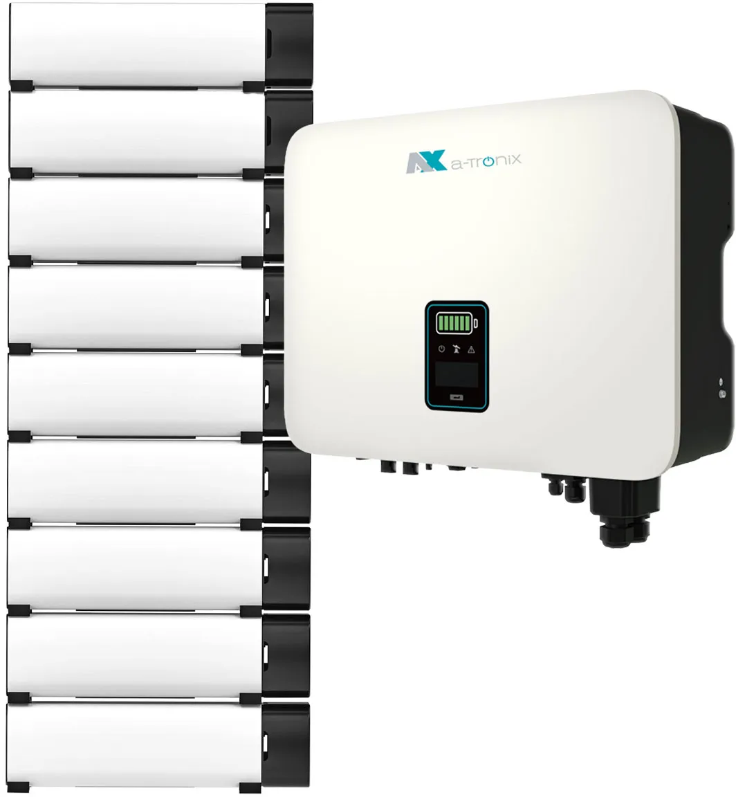 a-TroniX Hybridpower 0% MwSt §12 III UstG 8kW Hybrid Wechselrichter mit 18,4kWh ...