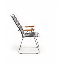 Houe CLICK Position Chair Gartenstuhl 58,5 x 58 x 106 cm olivgrün