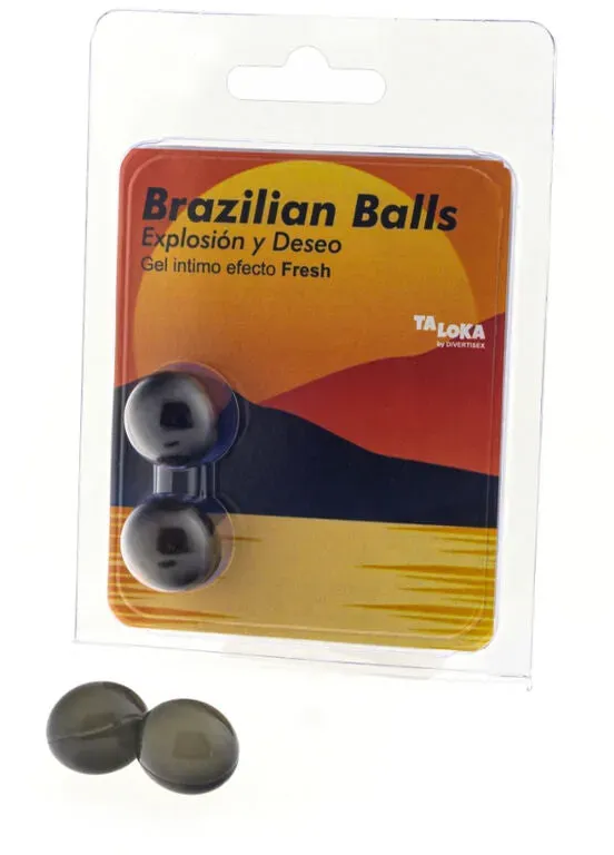 TALOKA - 2 BRASILIANISCHE KUGELN, FRISCHER EFFEKT, AUFREGENDES GEL