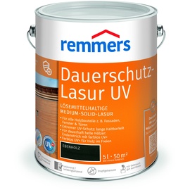 Remmers Dauerschutz-Lasur UV 5 l ebenholz seidenglänzend