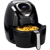 Edco Airfryer Heißluftfritteuse 3,2L schwarz