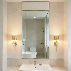 ideoon lights Elegante LED Wandleuchte (4er-Set) 180 lm Gold