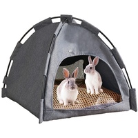 Tragbares Tipi-Zelt für Katzen – Zelt faltbar und waschbar für Katzen Tipi für Hunde – Katzenbett, waschbar, 42 x 42 x 38 cm, Hundezelt, für Katzen, Hunde, Kaninchen Fulenyi