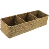 COLLBATH 1 Stück 3 Gewebte Aufbewahrungsbox Großer Weidenkorb Regalkorb Aufbewahrungsboxen Für Spielzeug Aufbewahrungskorb Aus Rattan Natur Storage Box Kleiderkörbe Badekorb Haushalt Stroh