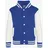Just Hoods by AWDiS Kids Varsity Jacke Royal Blue/White 116