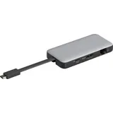 Digitus USB-C® Dockingstation DA-70916 inkl. Ladefunktion, integrierter Kartenleser, M.2 SSD Steckp