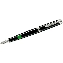 Pelikan Kolbenfüllhalter Souverän M405 Feder M schwarz