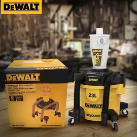 DeWalt Absauganlage Edelstahl 23 L gelb