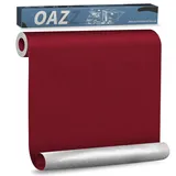 Flicken Selbstklebend Stoff, 40 x 200 cm Leinwand Selbstklebender Stoff, Weinrot, Wasserdichtes Leinwand Flicken Selbstklebend für Sofa Zelt Möbel Autositz Liege