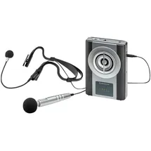 Monacor Hand Sprach-Mikrofon WAP-8 inkl. Windschutz, inkl. Tasche, inkl. Kabel