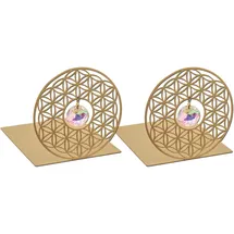 Moses Omm for you Buchstützen Kristall 2er Set