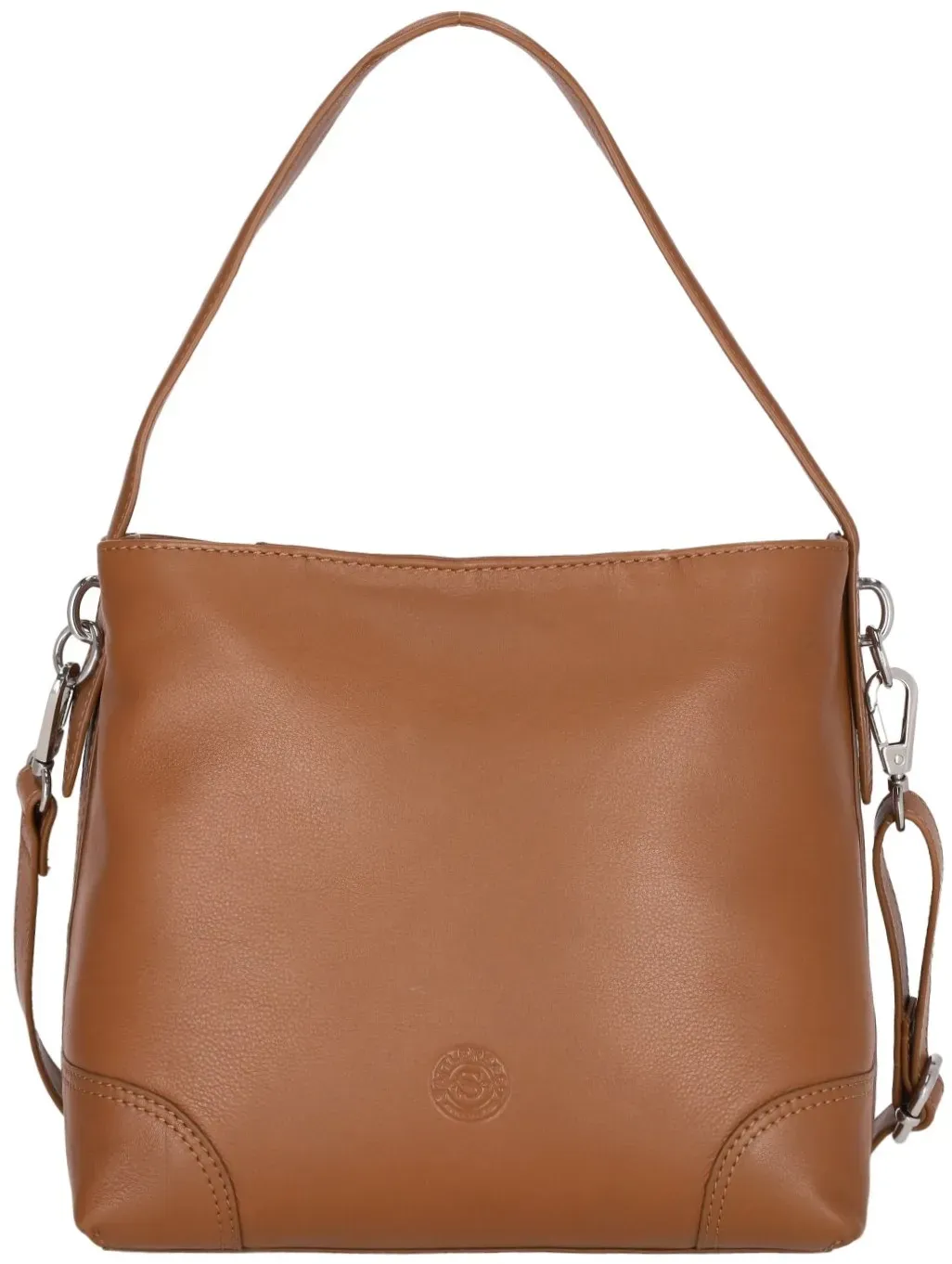 Sattlers & Co. Beuteltasche The Smooth Penelope Pouch cognac